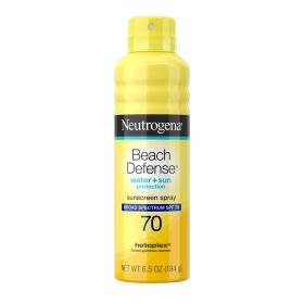 Neutrogena Beach Defense Body Sunscreen Spray, SPF 70, 6.5 oz - Neutrogena